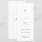 クラシックミニマルシンプルカトリーナ メニュー (正面/裏面)