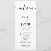 クラシックミニマルモダンミニマシンプル結婚リスト プログラム (正面)