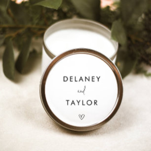 クラシックミニマル混合フォントシンプル白黒 ラウンドシール