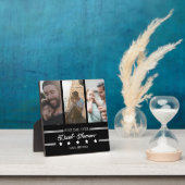 クラシックミニマル白黒最高のパパエバー フォトプラーク (インサイチュ)