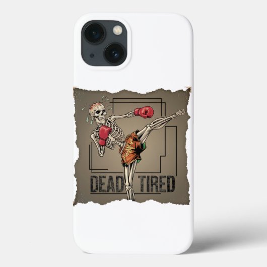 クラシックムアイタイ骨格戦闘機Iphoneケース Case-Mate iPhoneケース (裏面)
