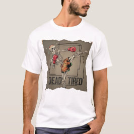 クラシックムエタイ骨格戦闘機Tシャツ Tシャツ