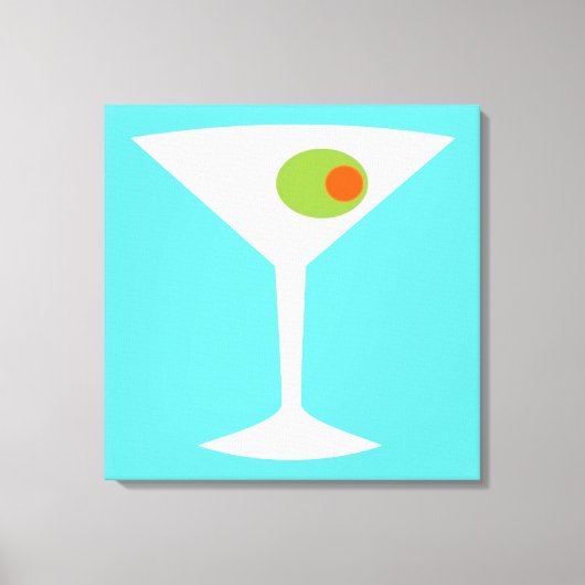 クラシックムービーMartini Stretched Canvas （大） キャンバスプリント (正面)