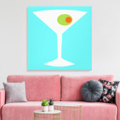 クラシックムービーMartini Stretched Canvas （大） キャンバスプリント (インサイチュ (リビング))