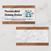 クラシックメイドサービス | ウッドクリーナーホテルサービス 名刺 (正面/裏面)