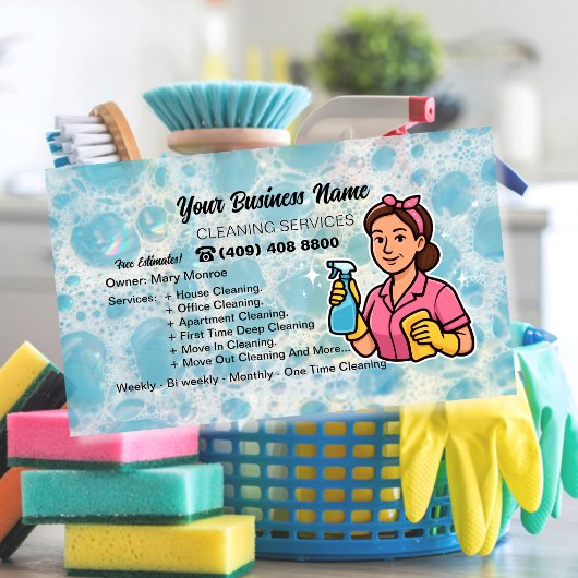 クラシックメイドハウスクリーニングサービスハウスキーパー 名刺