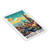 クラシックメキシコシティCDMXレトロヴィンテージトラベル マグネット (右側)