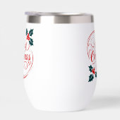 クラシックメリークリスマスホリーベリーホリデーアート (右面)