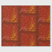 クラシックメリークリスマス ラッピングペーパー (フラット)