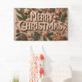 クラシックメリークリスマス 横断幕 (インサイチュ)