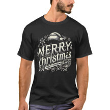 クラシックメリークリスマスTシャツ