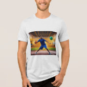 「クラシックメンズコットンTシャツ」「グラフィックはっきりしたティーF トライブレンドＴシャツ (正面)