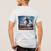 「クラシックメンズコットンTシャツ」「グラフィックはっきりしたティーF トライブレンドTシャツ (裏面)