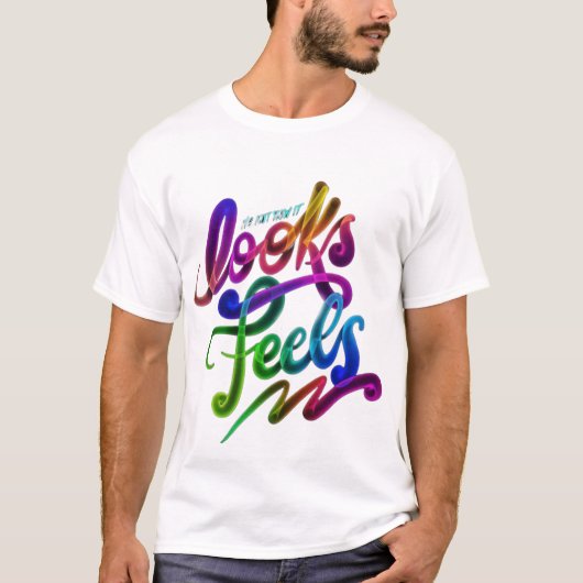 クラシックメンズTシャツにフィット Tシャツ (正面)