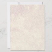 クラシックモダンアンティークイスラム結婚教徒 招待状 (裏面)