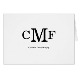 クラシックモダンエレガントシンプル3モノグラムイニシャル