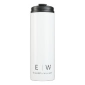 クラシックモダンエレガントミニマル名 タンブラー (正面)