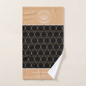 クラシックモダンエレガントミニマル名 バスタオルセット (ハンドタオル)