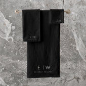 クラシックモダンエレガントミニマル名 バスタオルセット