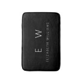 クラシックモダンエレガントミニマル名 バスマット (正面縦)