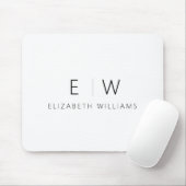 クラシックモダンエレガントミニマル名 マウスパッド (マウス)