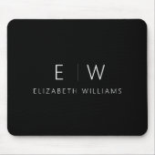 クラシックモダンエレガントミニマル名 マウスパッド (正面)