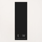 クラシックモダンエレガントミニマル名 ヨガマット (正面)