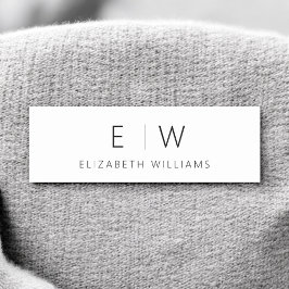 クラシックモダンエレガントミニマル名 名札