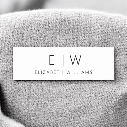 クラシックモダンエレガントミニマル名 名札