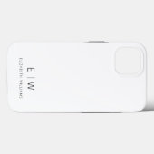 クラシックモダンエレガントミニマル名 Case-Mate iPhoneケース (裏面 (横))