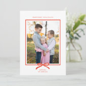 クラシックモダンエレガントRed Bow One写真 シーズンカード (スタンド正面)