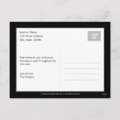 クラシックモダンクリスマス葉書 シーズンポストカード (裏面)