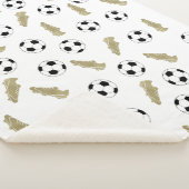 クラシックモダンサッカーのサッカーボール シェルパブランケット (3/4)