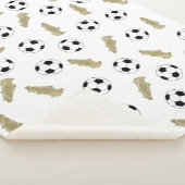 クラシックモダンサッカーのサッカーボール シェルパブランケット (3/4)