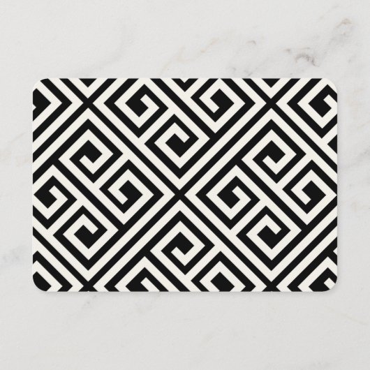 クラシックモダンシンプルScriptシッ結婚ク詳細 エンクロージャーカード (裏面)