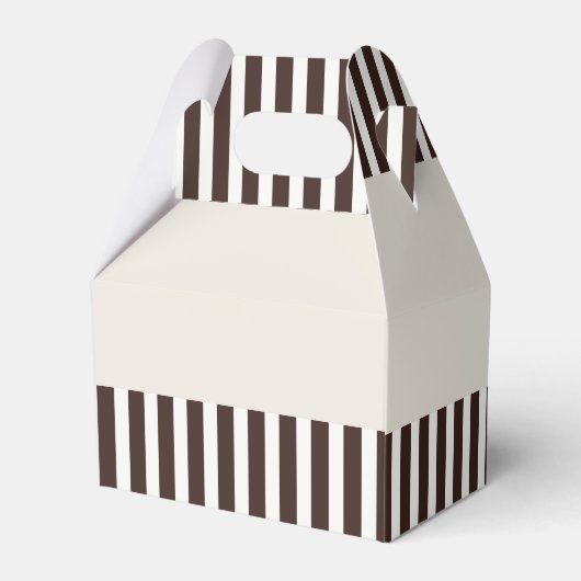 クラシックモダンストライプかわいいツインバニーガールパーティー フェイバーボックス (裏面サイド)