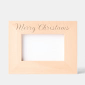 クラシックモダン台本キュラシースメリークリスマス レーザー彫刻フレーム (正面)