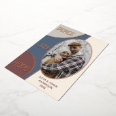 クラシックモダン季節のごあいさつバラ金ゴールド 箔シーズンカード (回転した状態)