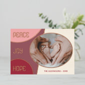 クラシックモダン季節のごあいさつバラ金ゴールド 箔シーズンカード (立ち正面)