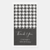 クラシックモダン白黒千鳥格子の (正面)