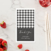 クラシックモダン白黒千鳥格子の (インサイチュ)