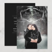 クラシックモダン フォト セーブ・ザ・デート (正面/裏面)