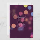 クラシックモダン《写真》ぼけ味結婚のライト 招待状 (正面)