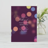 クラシックモダン《写真》ぼけ味結婚のライト 招待状 (スタンド正面)