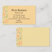 クラシックモダンGraphic Art Pizza事業名 名刺 (正面/裏面)