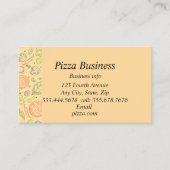 クラシックモダンGraphic Art Pizza事業名 名刺 (正面)