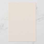 クラシックモダンScript Elegant Wedding Menu メニュー (裏面)
