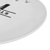 クラシックモノグパーソナライズされたラムイニシャル カッティングボード (角)