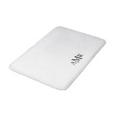 クラシックモノグパーソナライズされたラム バスマット (アングル)