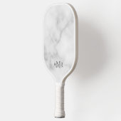 クラシックモノグパーソナライズされたラム ピックルボールラケット (左)